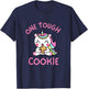 One Tough Cookie Cute Kawaii Unicorn Kids Toddler Girls 5T T-Shirt - T-Shirt | Navy