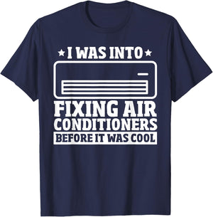 HVAC Repair Man - Mechanical Engineering HVAC Technician T-Shirt - T-Shirt | Navy