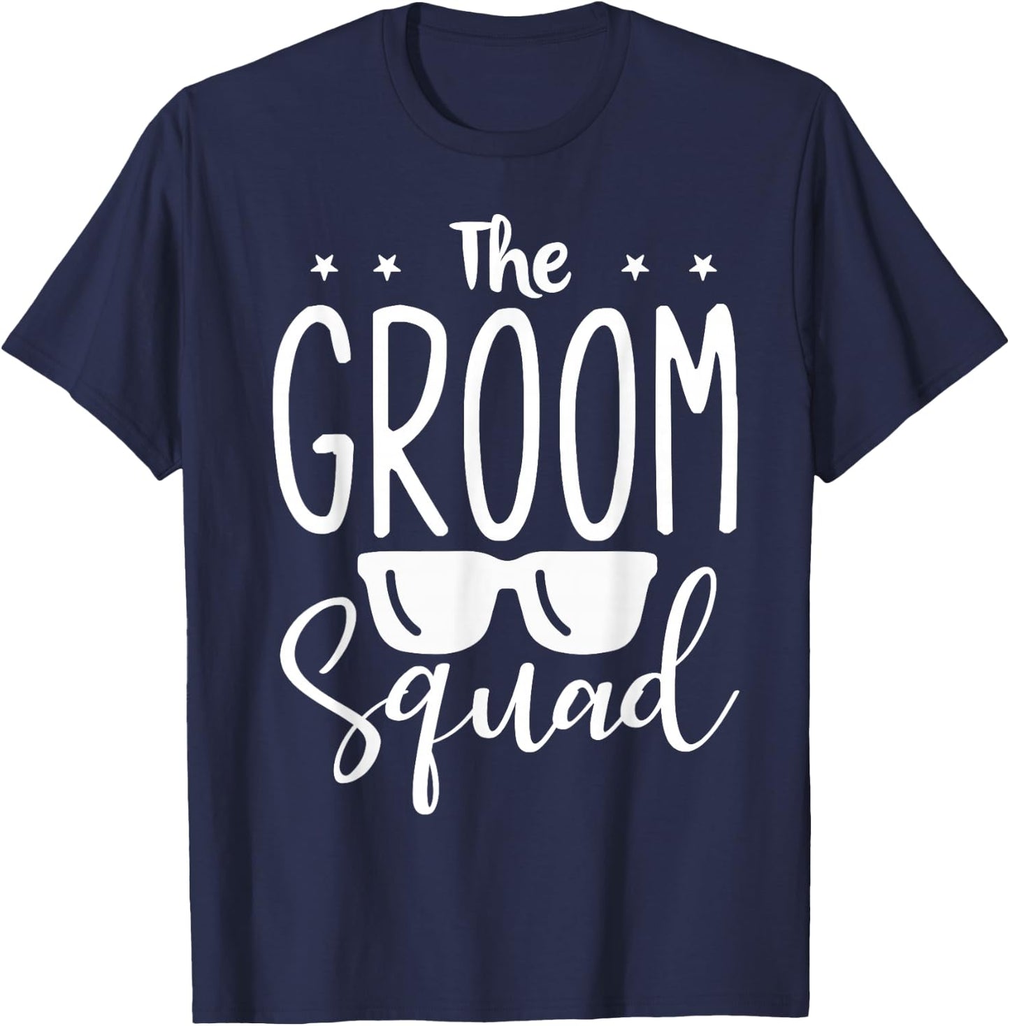 The Groom Squad Wedding Groomsmen T-Shirt - T-Shirt | Navy