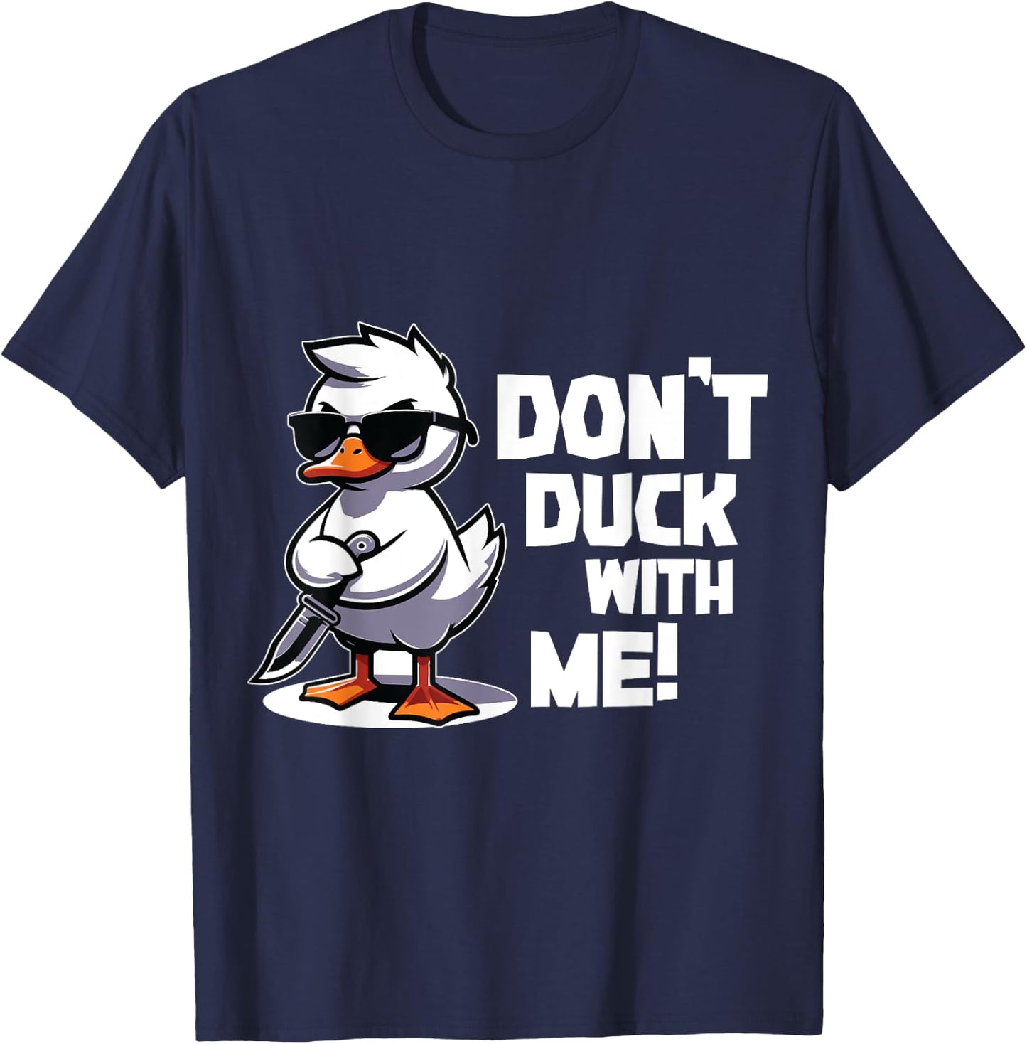 Duck Lover Art Men Women Boys Girls Rubber Duck Funny Ducks T-Shirt - T-Shirt | Navy