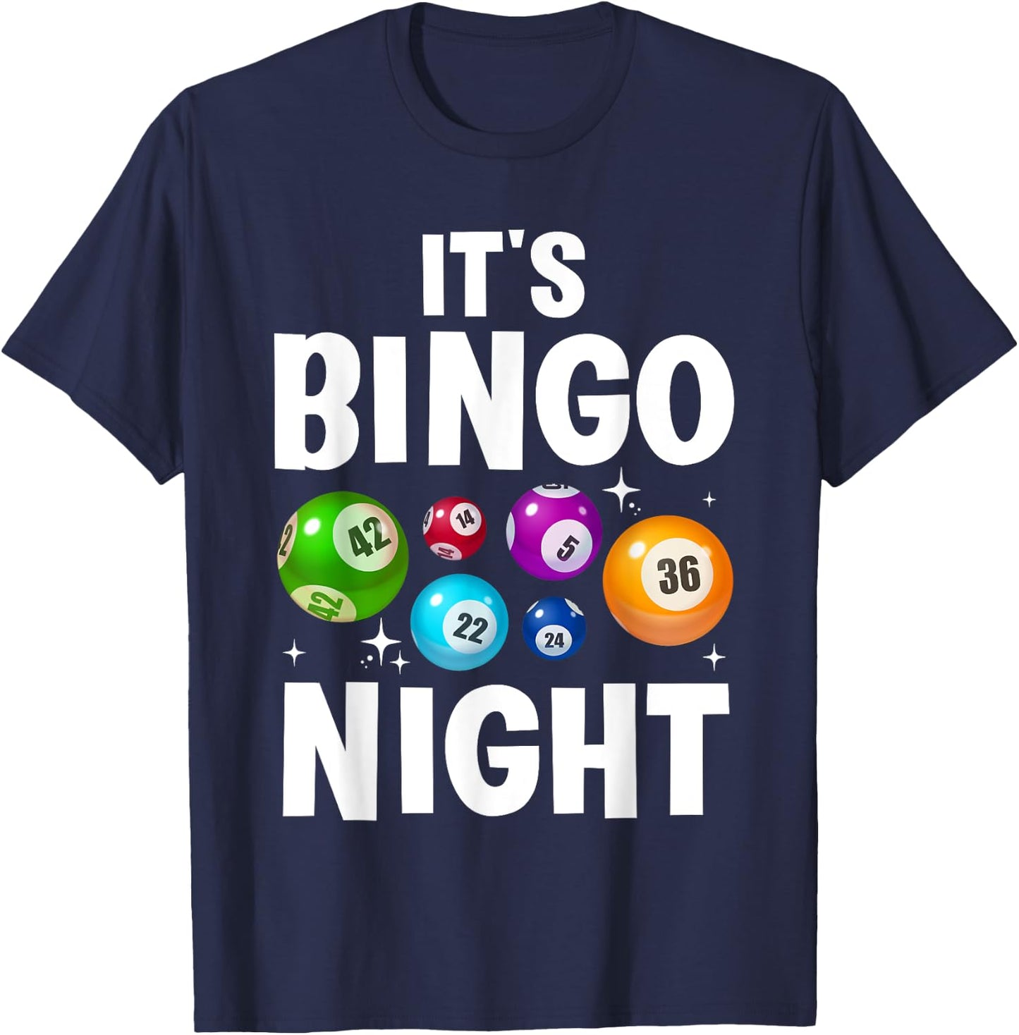 Bingo Night Novelty Women Bingo Lover Bingo Player T-Shirt - T-Shirt | Navy