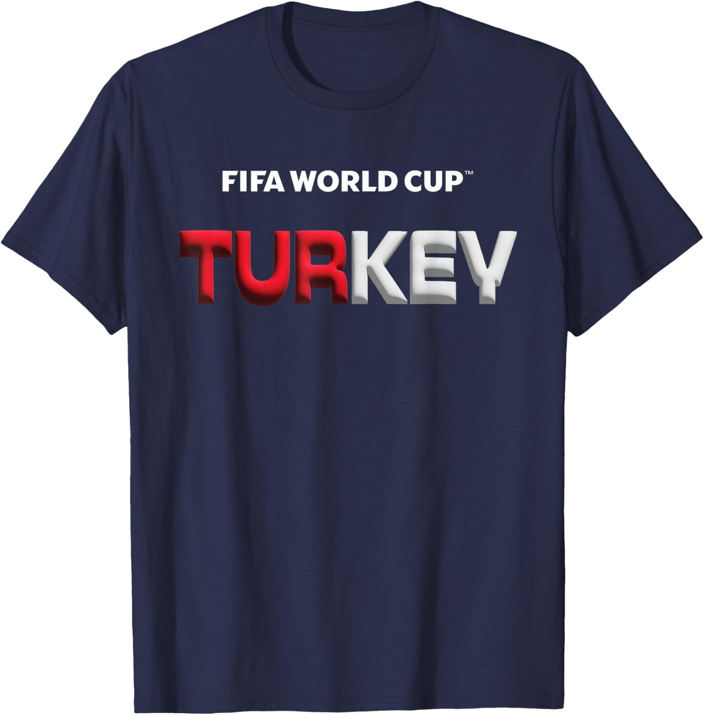 FIFA World CUP26 Turkey Bubble Color T-Shirt - T-Shirt | Navy
