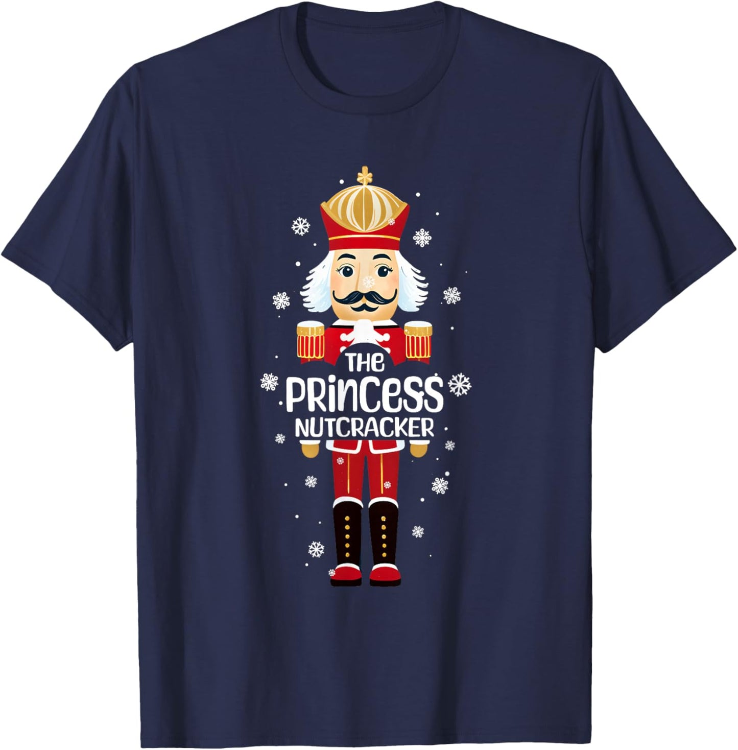 Princess Nutcracker Funny Christmas Family Matching Pajama T-Shirt - T-Shirt | Navy