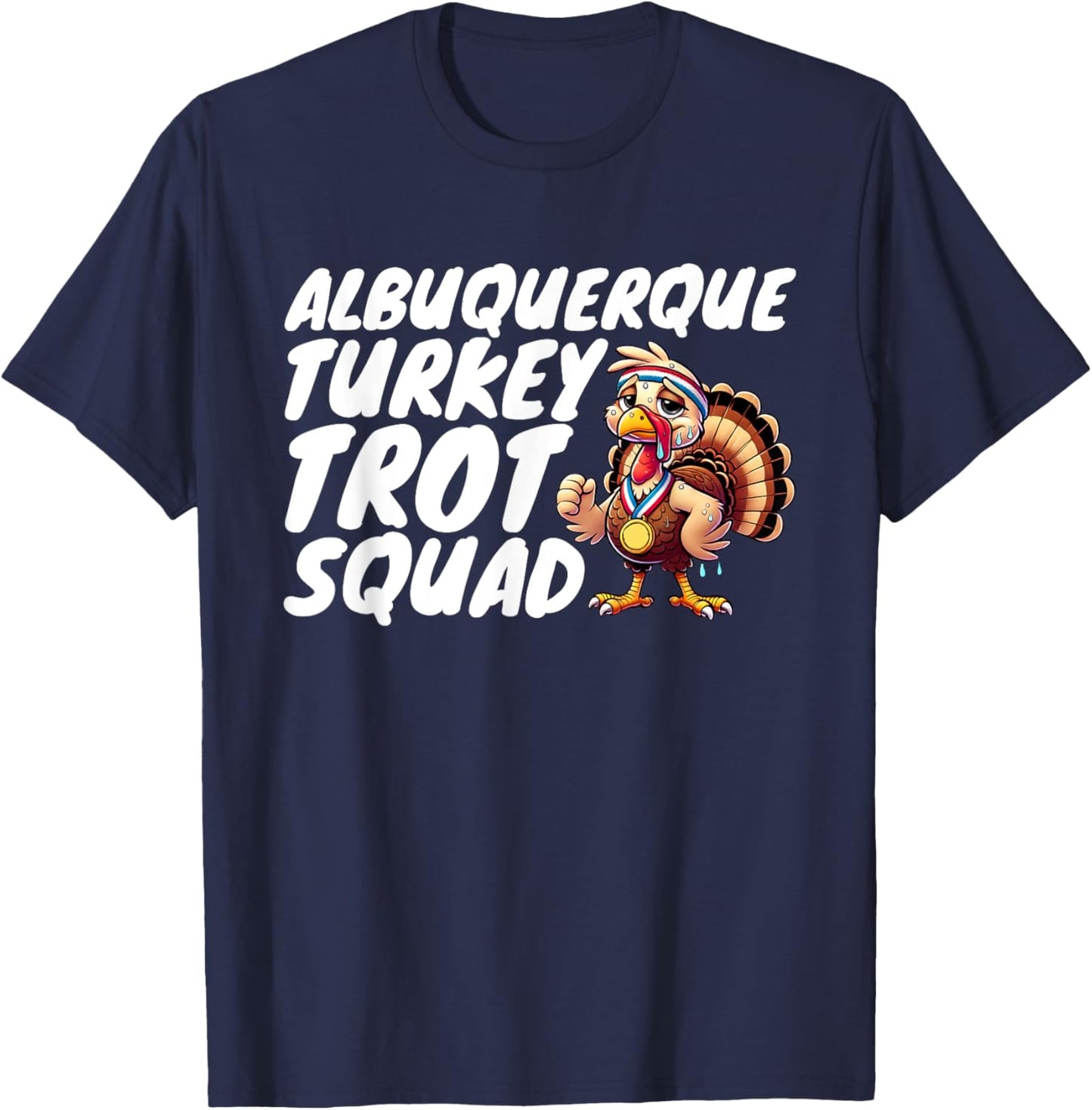 Albuquerque Turkey Trot Squad T-Shirt - T-Shirt | Navy