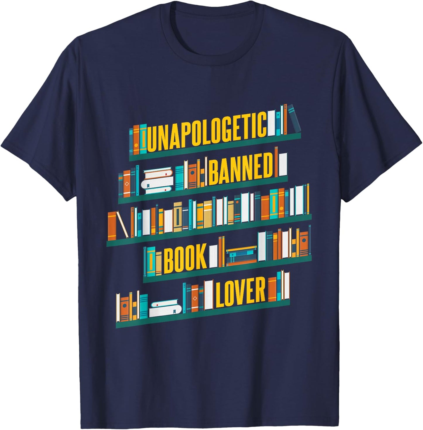 Banned Books T-Shirt - T-Shirt | Navy