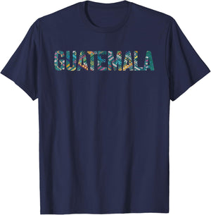 Guatemala Chapin Quetzal Antigua Tikal Tradicional Maya 502 T-Shirt - T-Shirt | Navy