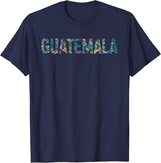 Guatemala Chapin Quetzal Antigua Tikal Tradicional Maya 502 T-Shirt - T-Shirt | Navy