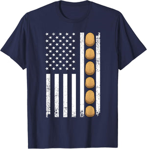 Potato Novelty Women Adult Toddler Gag Potato Lover T-Shirt - T-Shirt | Navy