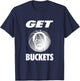Uncle Drew: Get Buckets (White) T-Shirt - T-Shirt | Navy
