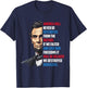 Pro-Democracy Abraham Lincoln Quote Stand For Freedom T-Shirt - T-Shirt | Navy