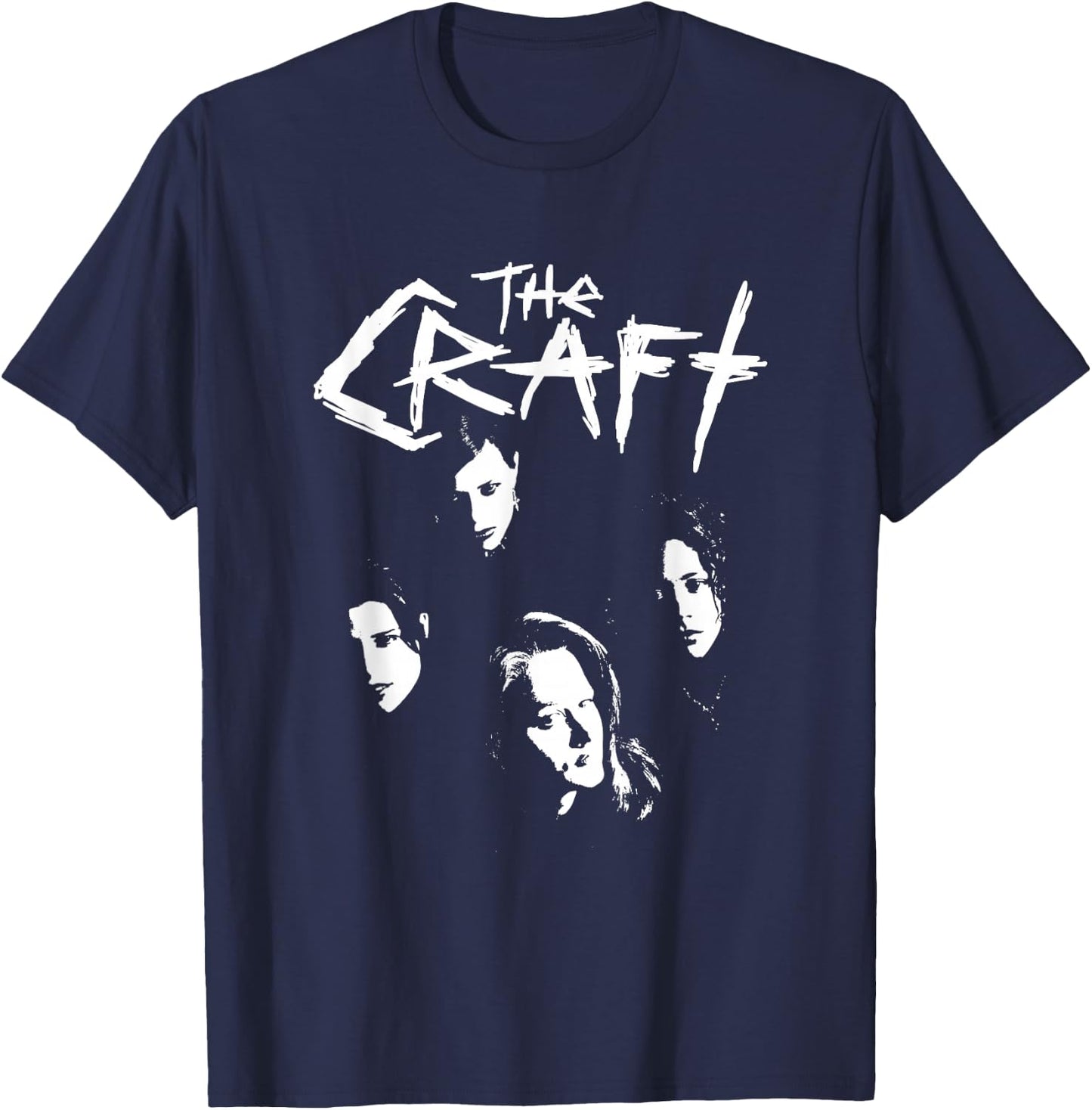 The Craft Front and Back Spells and Rituals 90's World Tour T-Shirt - T-Shirt | Navy