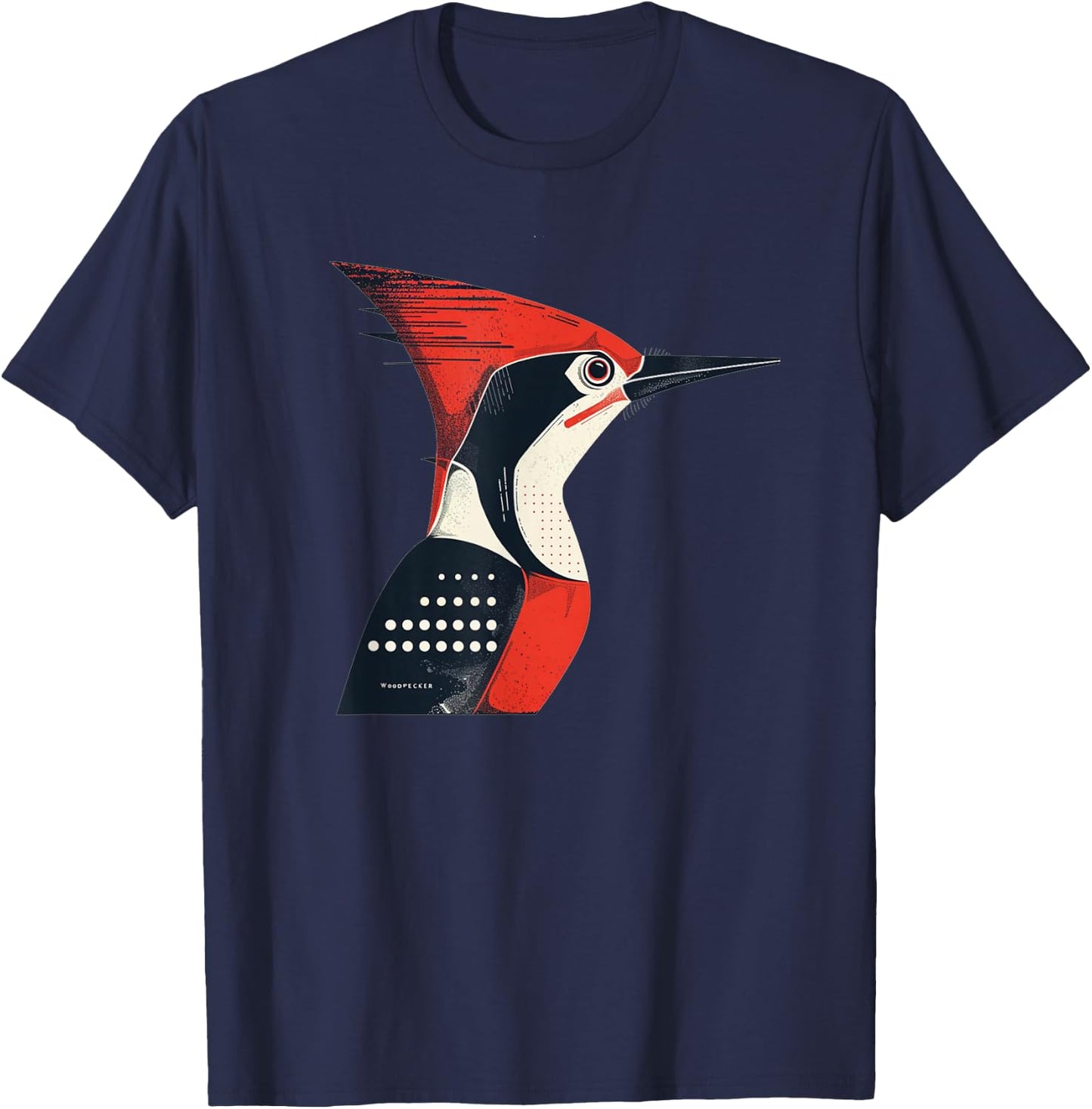 Funny Woodpecker Face Costume for Boys and Girls T-Shirt - T-Shirt | Navy
