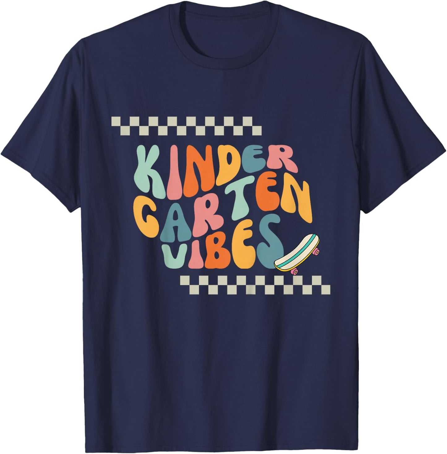 Youth Kindergarten Vibes T-Shirt - T-Shirt | Navy