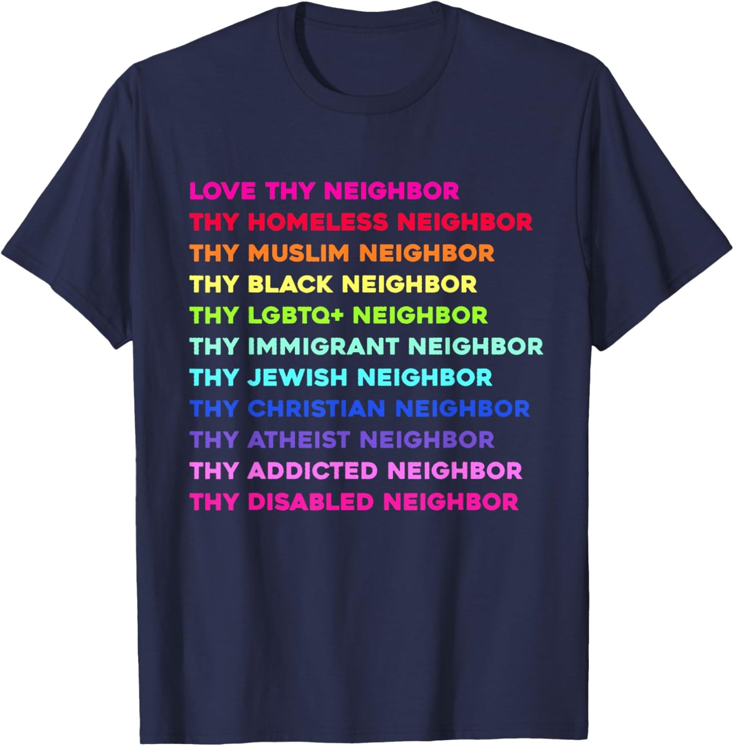 Neighbor T-Shirt - T-Shirt | Navy