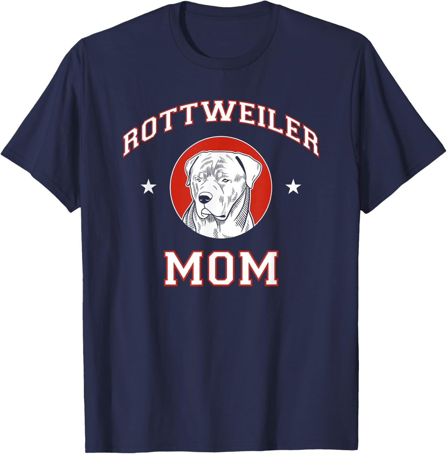Rottweiler Mom Dog Mother T-Shirt - T-Shirt | Navy