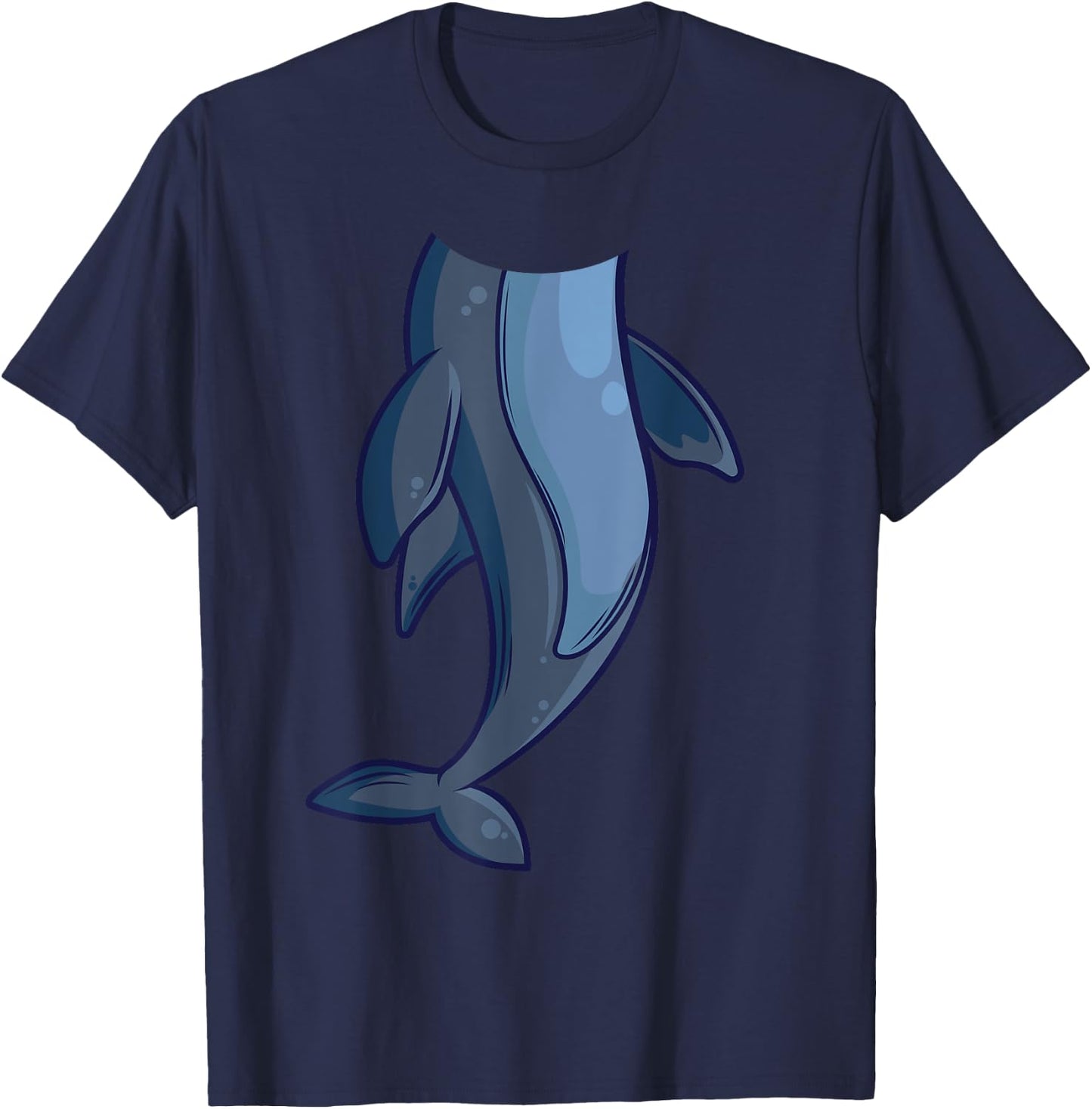 Funny Headless Dolphin Halloween Mammal Costume DIY Outfit T-Shirt - T-Shirt | Navy