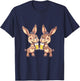 Funny Donkeys With Beer | Birthday Party T-Shirt - T-Shirt | Navy