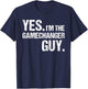 Yes I'm The Gamechanger Guy, Funny Baseball Boys T-Shirt - T-Shirt | Navy