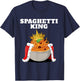 Spaghetti King | Pasta Lover Shirt | Italian Spaghetti T-Shirt - T-Shirt | Navy