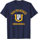 University of San Francisco USF Dons Arched Grandma T-Shirt - T-Shirt | Navy