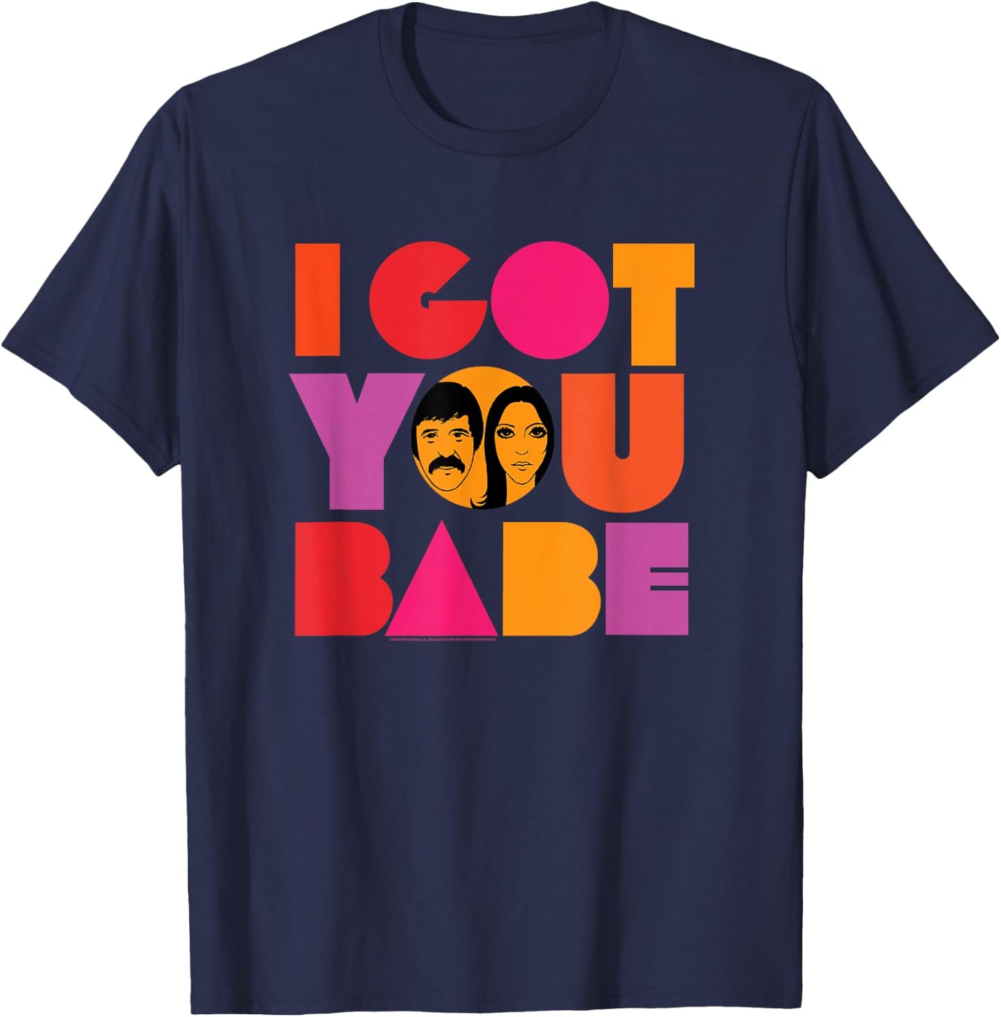 Sonny & Cher I Got You Babe T-Shirt - T-Shirt | Navy