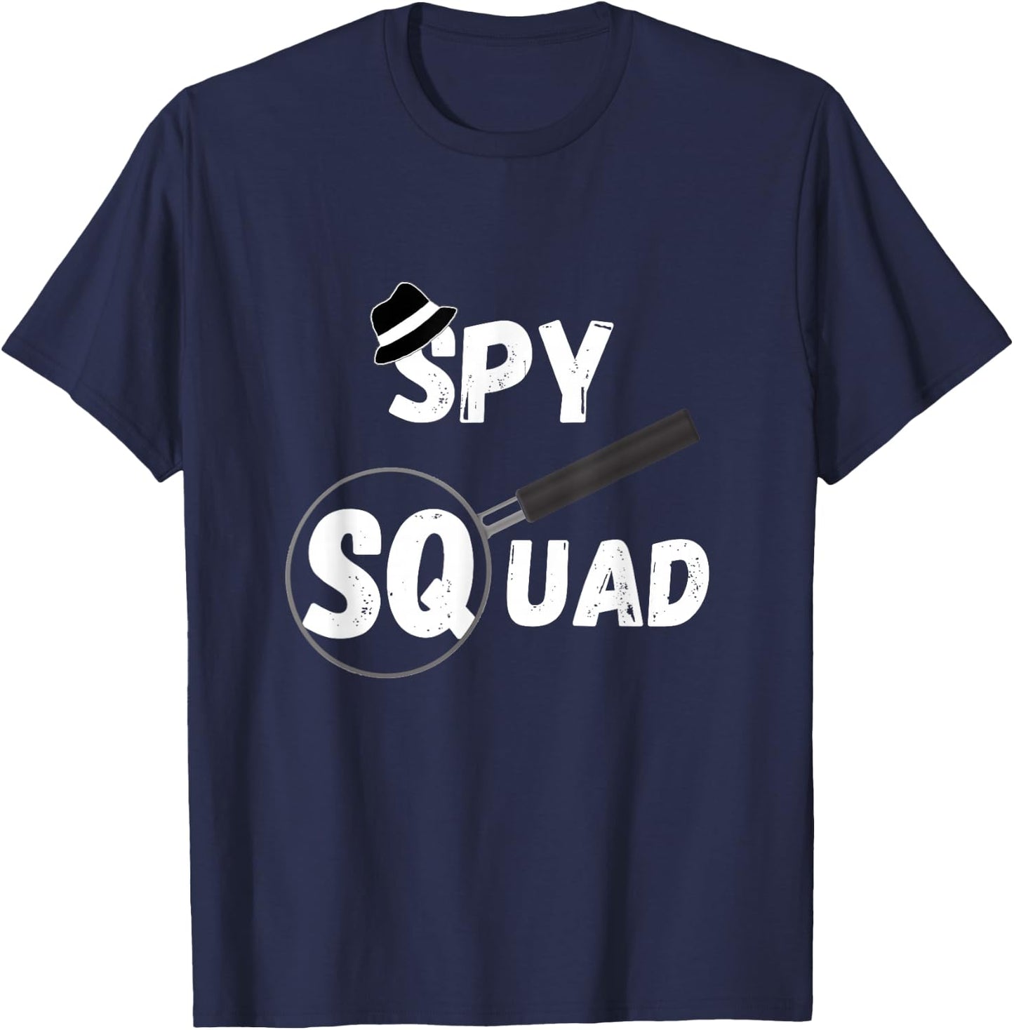 Spy Squad Detective Team Spying Crew Investigate Espionage T-Shirt - T-Shirt | Navy