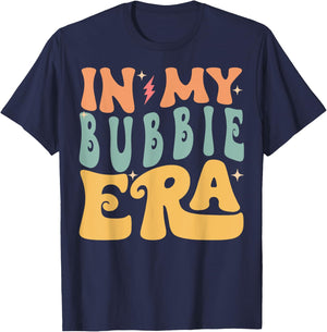 In My BUBBIE Era Groovy Funny Grandpa Father's Day T-Shirt - T-Shirt | Navy