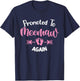 Promoted To Meemaw Again Soon To Be Meemaw T-Shirt - T-Shirt | Navy