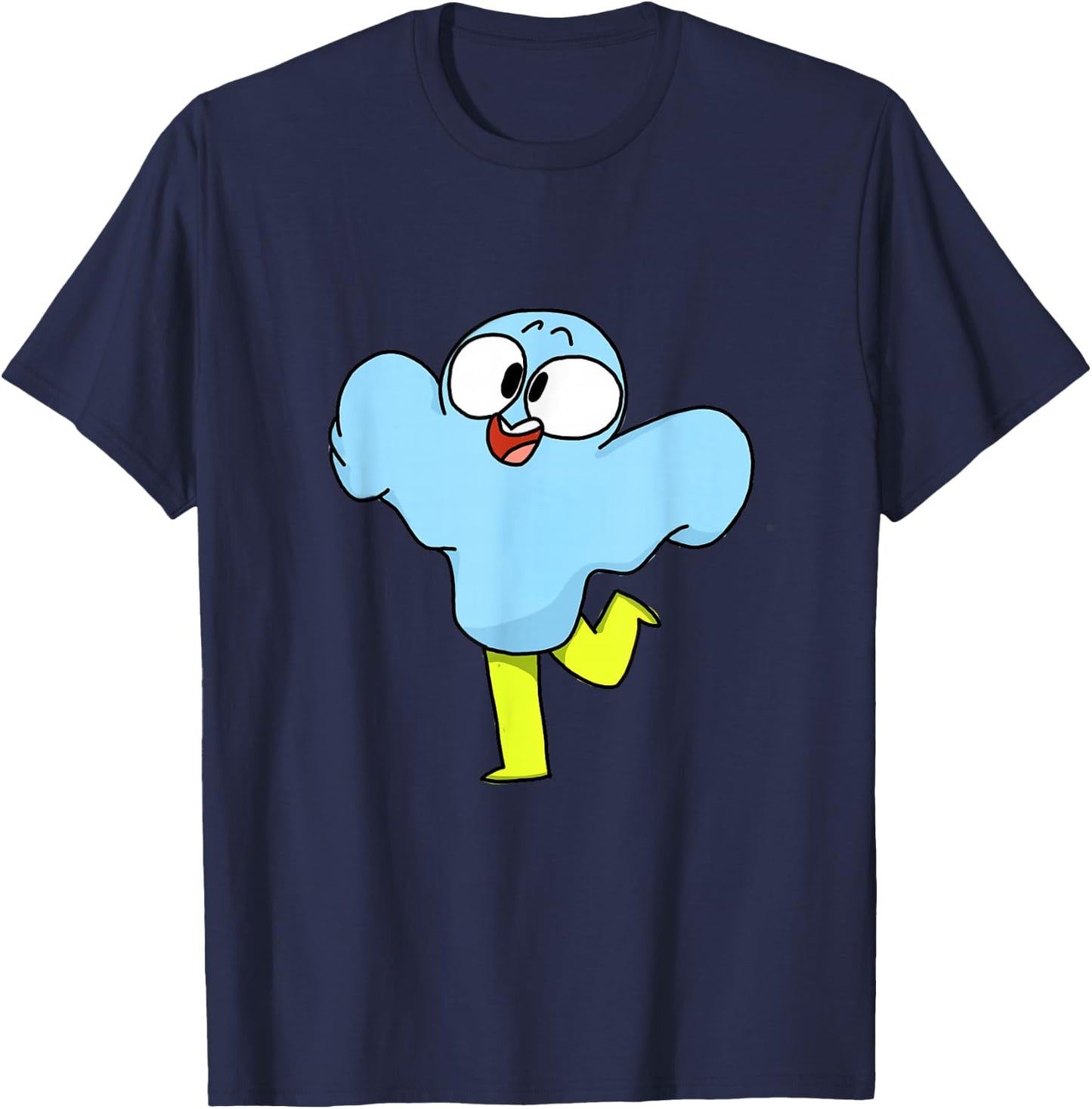Roblox Ragdoll Sim Ghost Noob T-Shirt - T-Shirt | Navy