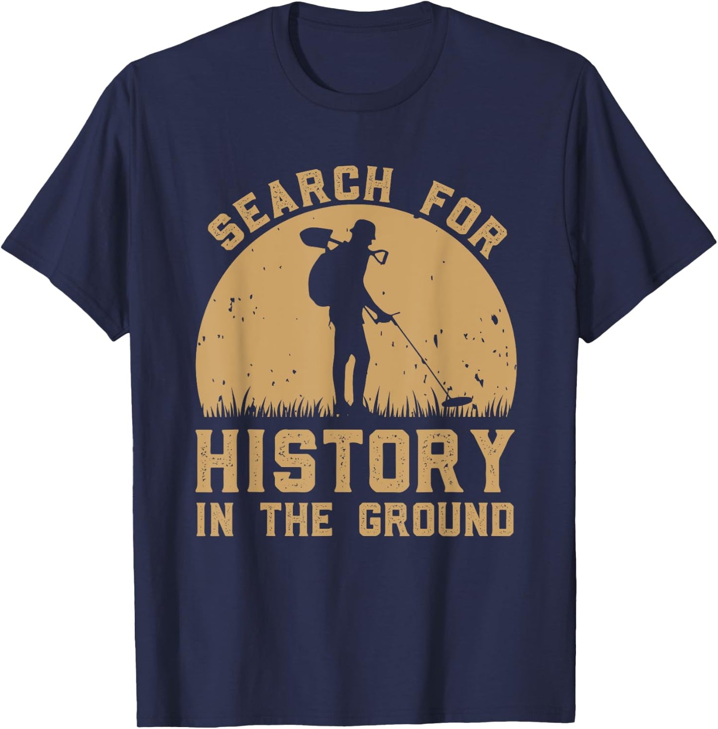 Metal detecting Detectorist T-Shirt - T-Shirt | Navy