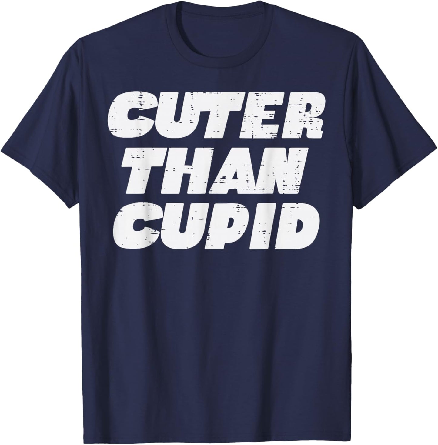 Valentines Day Cuter Than Cupid Toddler Boys Girls Kids Men T-Shirt - T-Shirt | Navy