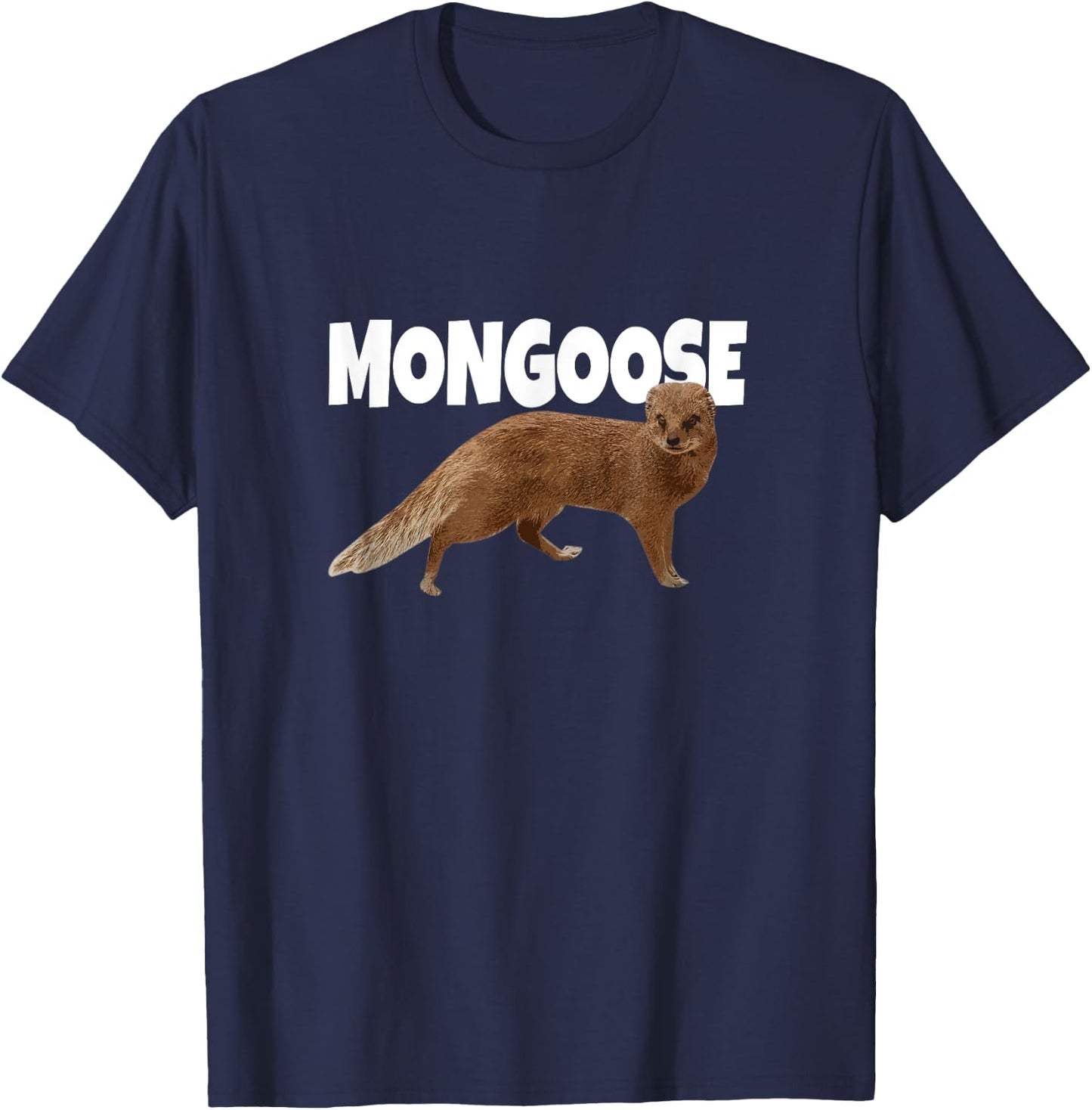 Cool Animal - Mongoose Lover T-Shirt - T-Shirt | Navy