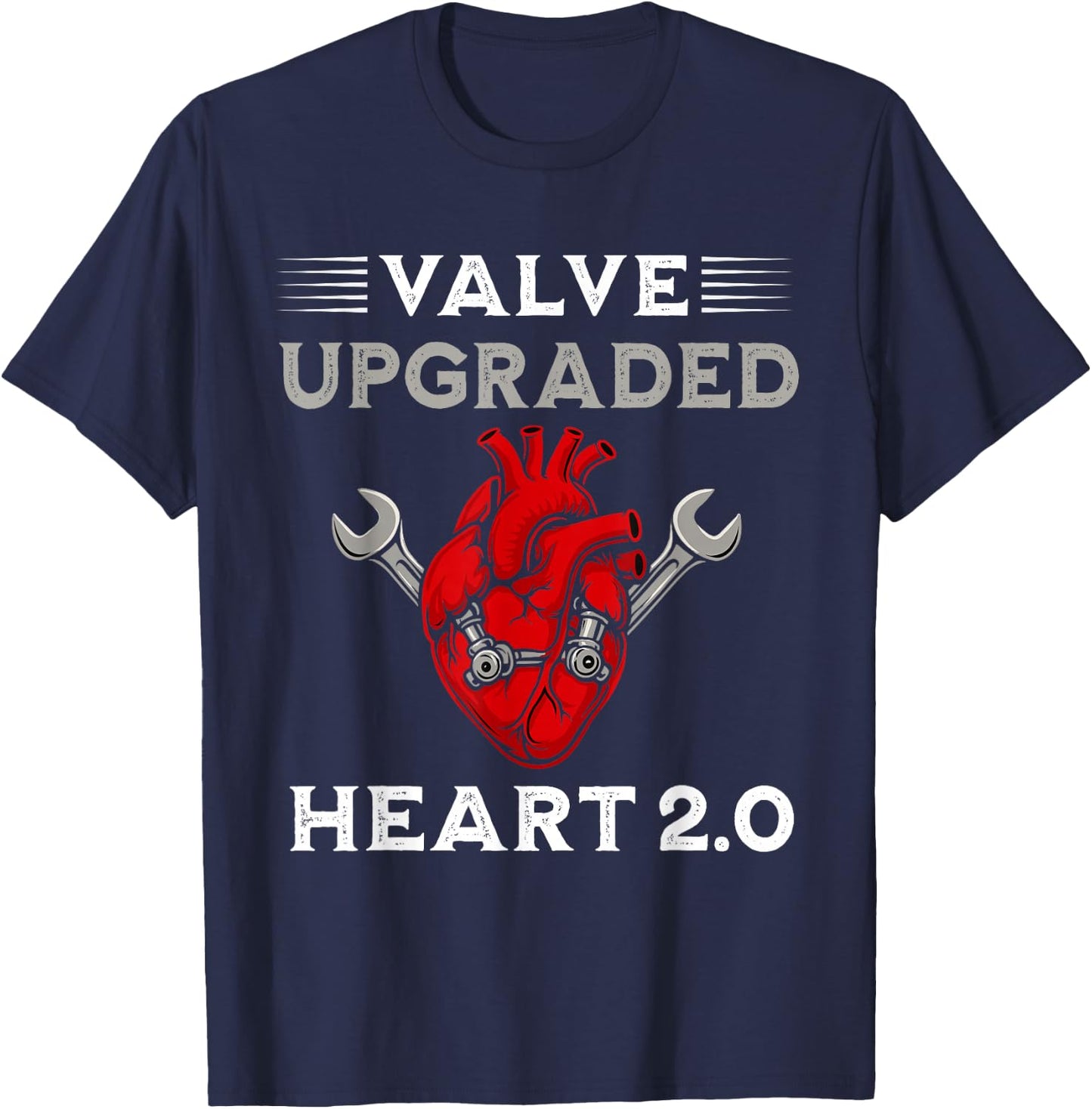 Valve Replacement Heart Surgery T-Shirt - T-Shirt | Navy