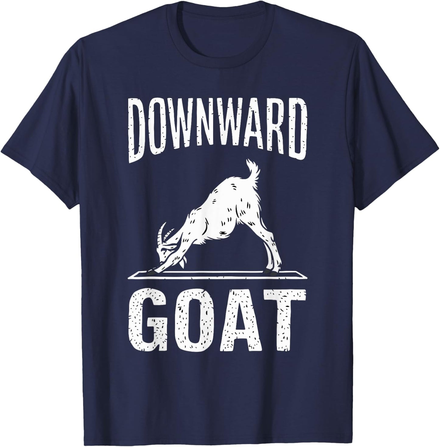 Goat Yoga Game Yoga Class Yoga Instructor Yoga Goats T-Shirt - T-Shirt | Navy