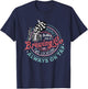 Retro Mama's Boobery Brewing Co Funny Breastfeeding Skeleton T-Shirt - T-Shirt | Navy