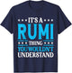 It's A Rumi Thing Wouldn't Understand Personal Name Rumi T-Shirt - T-Shirt | Navy