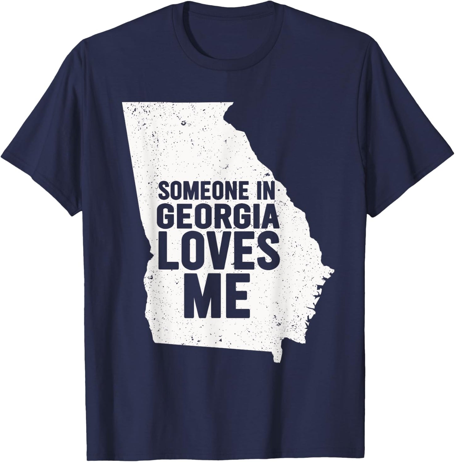 Someone In Georgia Loves Me Atlanta T-Shirt - T-Shirt | Navy