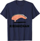 SANRIO Kirimichan Character Front and Back T-Shirt - T-Shirt | Navy