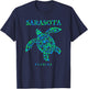 Sarasota Florida Sea Turtle Boys Girls Toddler T-Shirt - T-Shirt | Navy