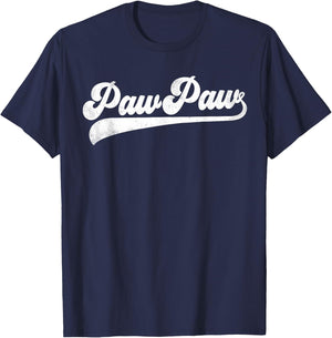 PawPaw Gifts Father's Day Paw Paw T-Shirt - T-Shirt | Navy