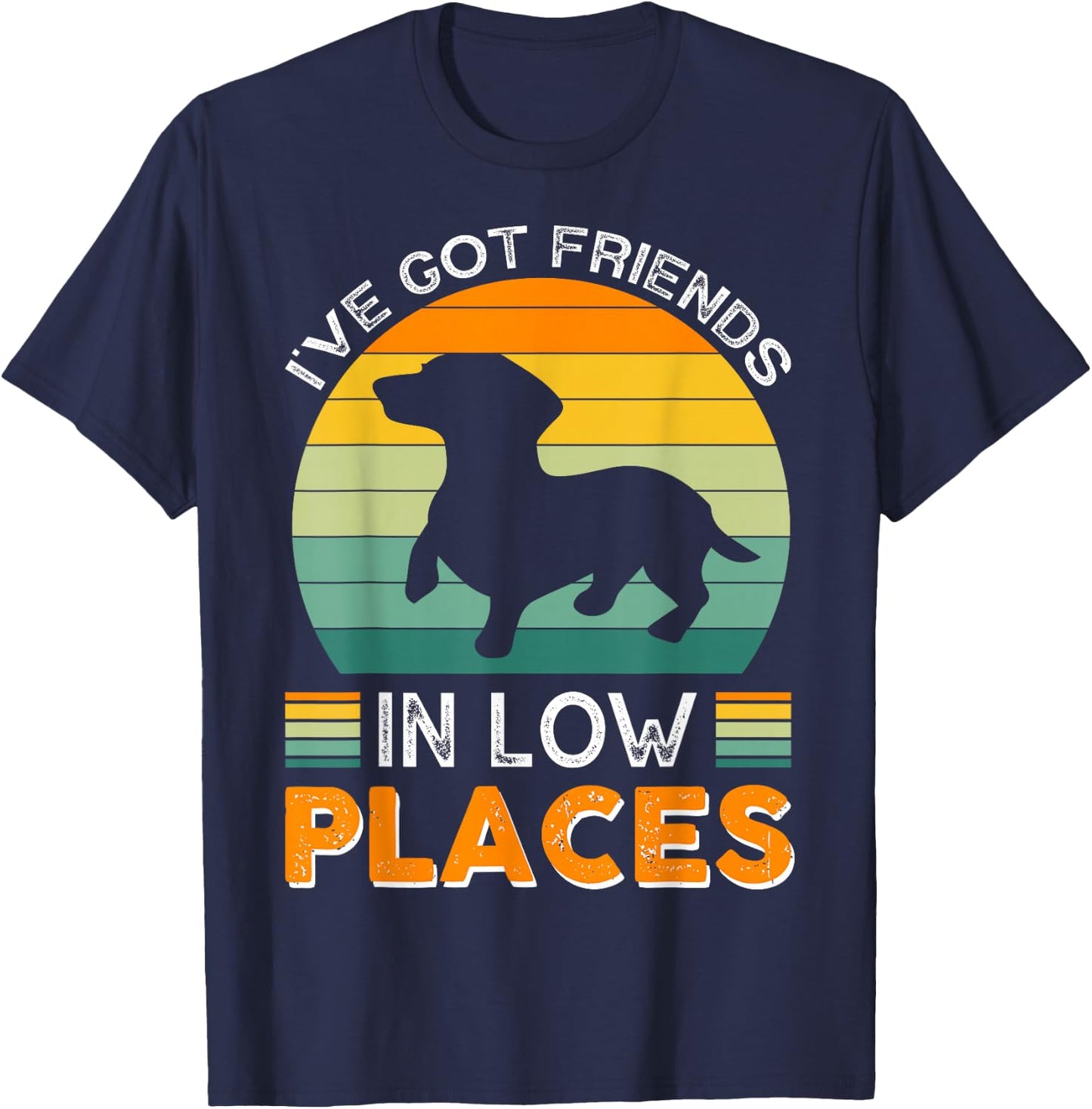 I've got friends in low places T-Shirt - T-Shirt | Navy