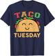 Taco-Shirt Kids Toddler Baby Taco Tuesday Women Men Funny T-Shirt - T-Shirt | Navy