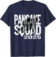 Vintage Football Player Lineman Pancake Squad 2025 T-Shirt - T-Shirt | Navy