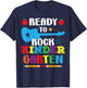 Ready To Rock Kindergarten Back To School Preschool Boy Girl T-Shirt - T-Shirt | Navy