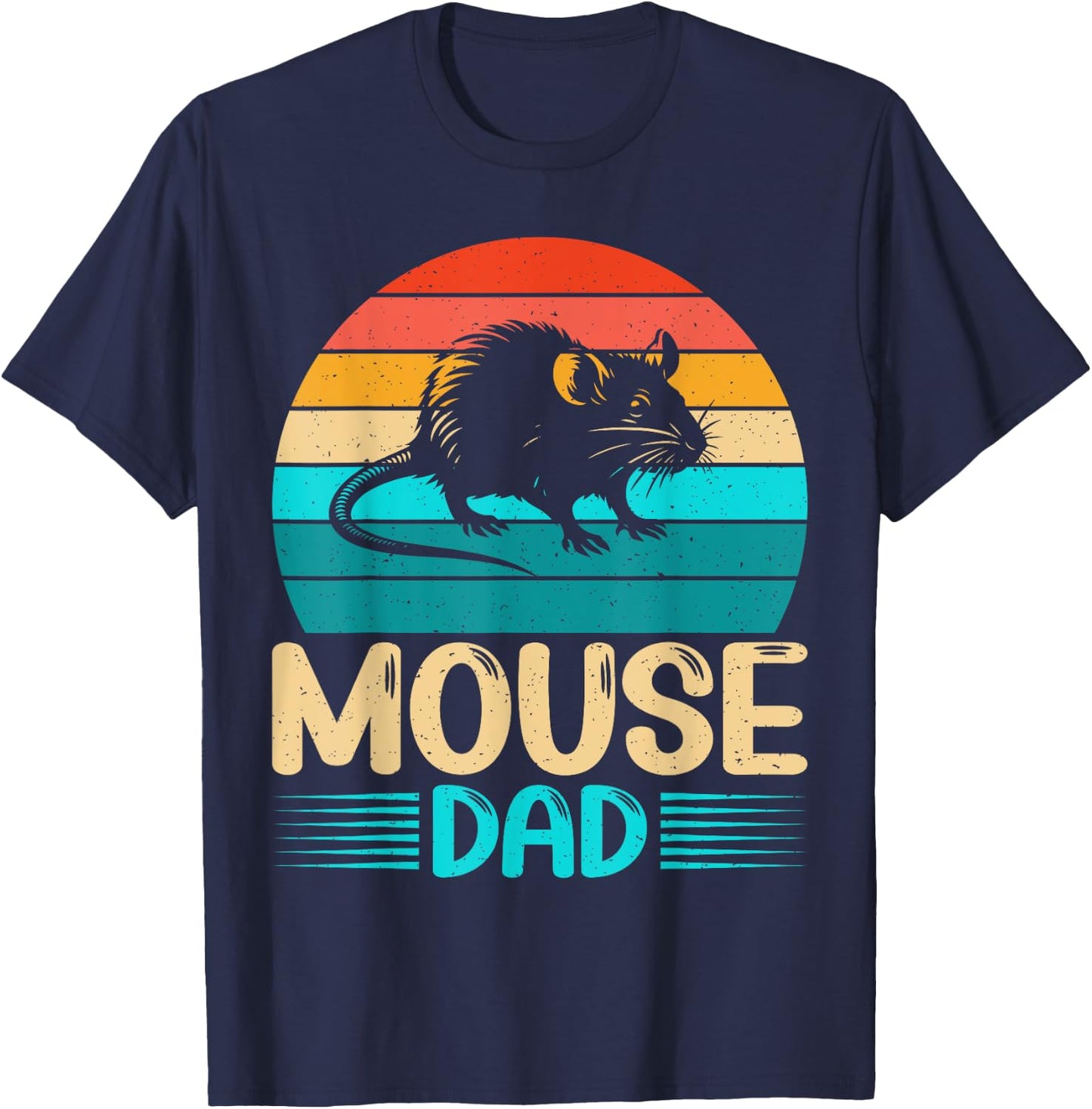 Mouse Dad Mouse T-Shirt - T-Shirt | Navy