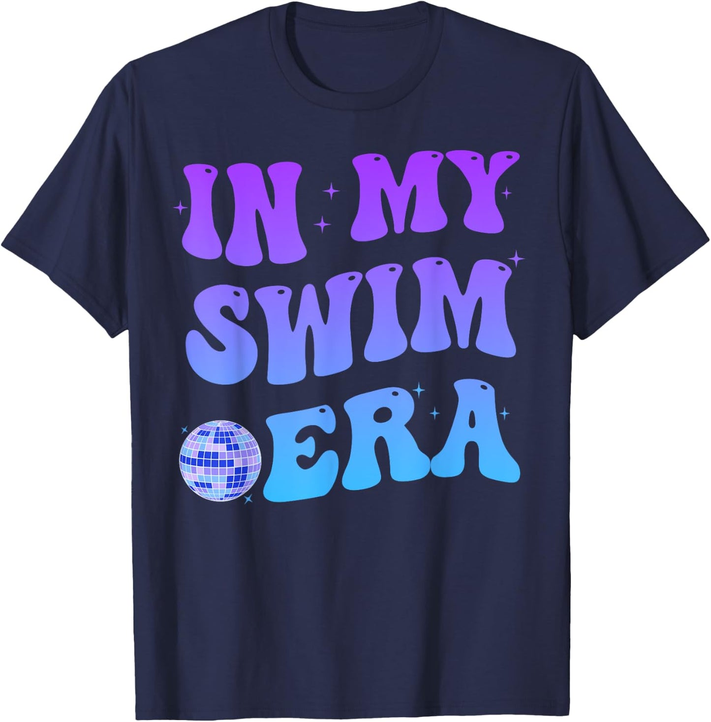 Retro In My Swim Era Swimming Swimmers Women Men Kids T-Shirt - T-Shirt | Navy
