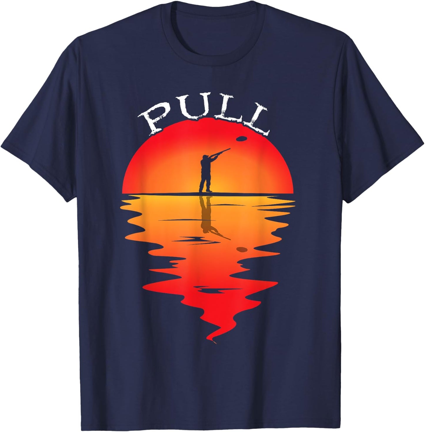 Trap Shooting Clay Pigeon Shooting Skeet Shooting T-Shirt - T-Shirt | Navy
