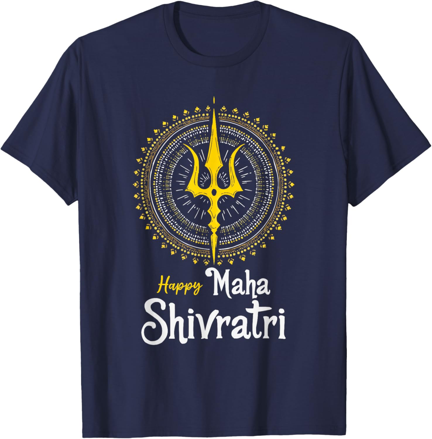 Maha Shivratri Hinduism Hindu Gods Lord Shiva T-Shirt - T-Shirt | Navy