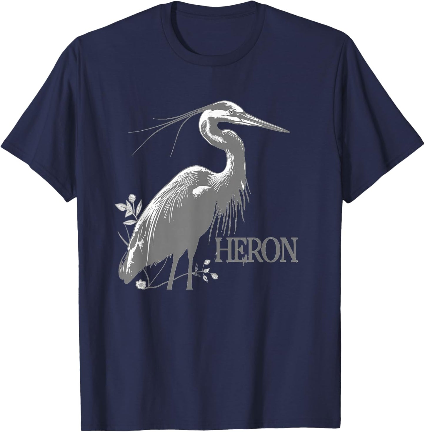 Awesome Heron Costume for Birds and Herons Lovers T-Shirt - T-Shirt | Navy