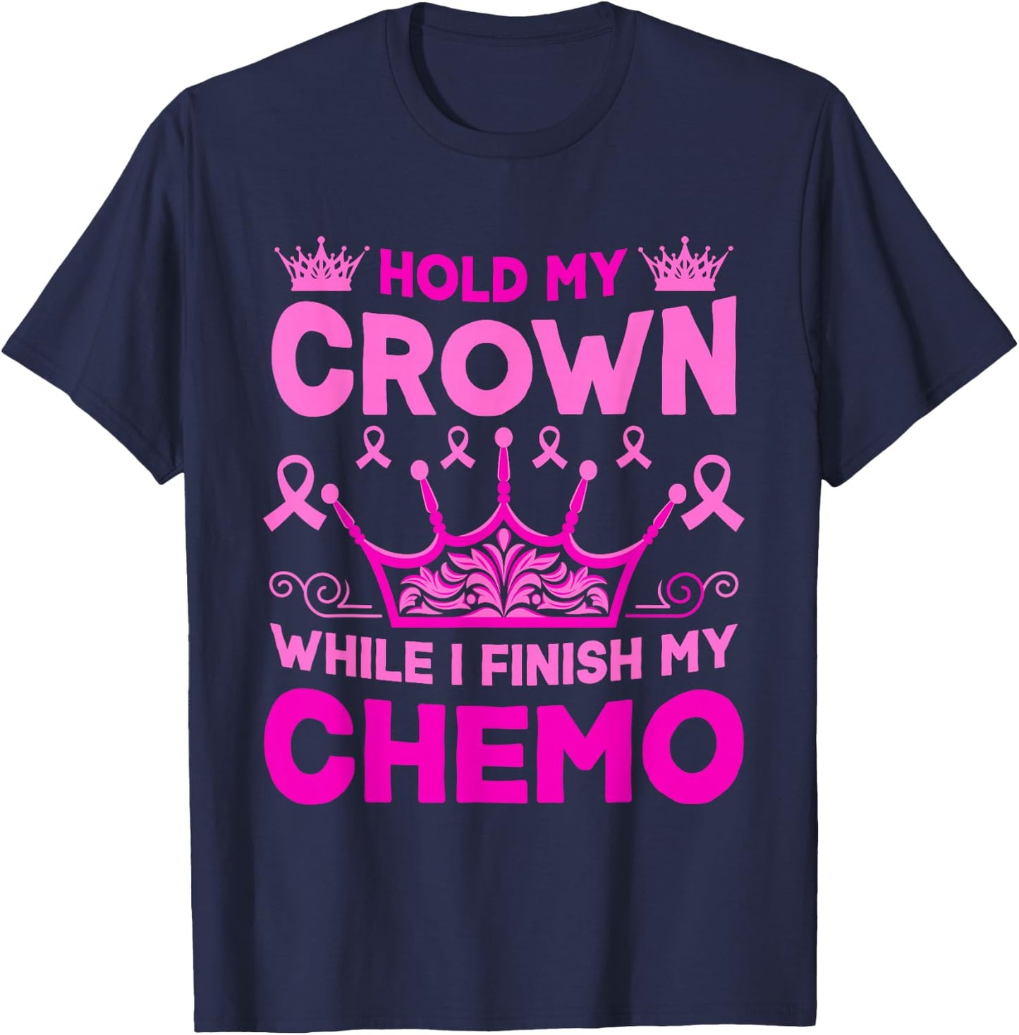 Chemotherapy Chemo Women T-Shirt - T-Shirt | Navy